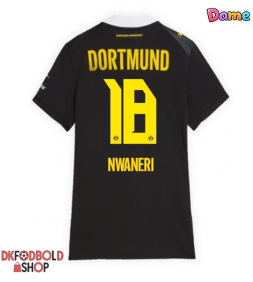 Borussia Dortmund Ethan Nwaneri #18 Udebanetrøje Dame 2026-27 Kort ærmer